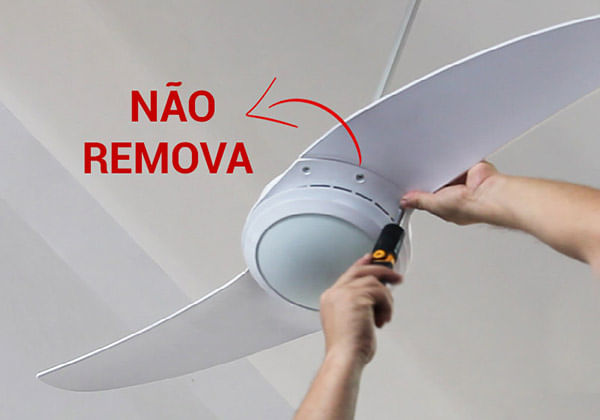 Encaixe das pás