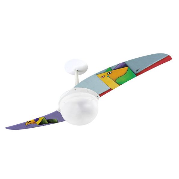 Ventilador-de-Teto-Spirit-202-Gustavo-Rosa-Papagaio-e-Gato-GR08-Lustre-Globo
