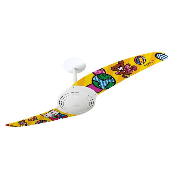 Ventilador-de-Teto-Spirit-200-Romero-Britto-Squeaki-RB05-Sem-Lustre