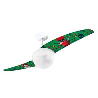 Ventilador-de-Teto-Spirit-202-Frida-Kahlo-Caveira-e-Coracao-Verde-Fk01-Lustre-Globo