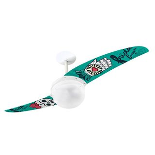Ventilador-de-Teto-Spirit-202-Frida-Kahlo-Caveirinha-Fk08-Lustre-Globo