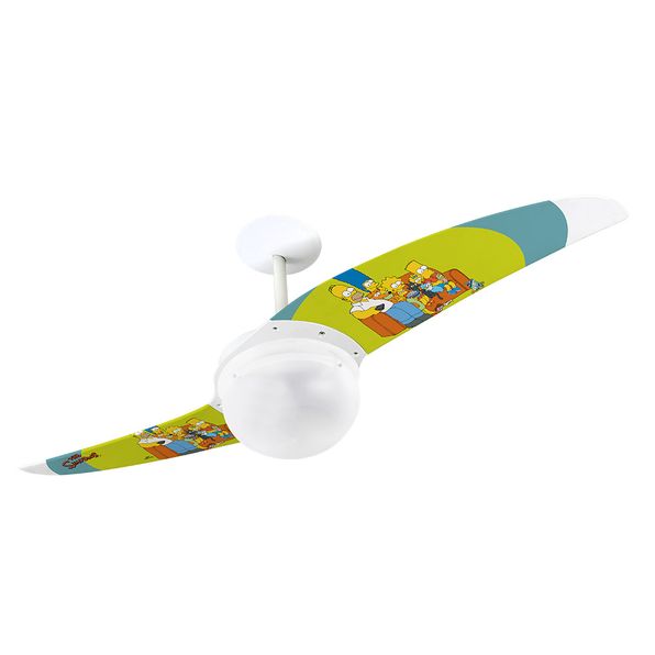 Ventilador-de-Teto-Spirit-202-Os-Simpsons-Familia-No-Sofa-Verde-TS05-Lustre-Globo