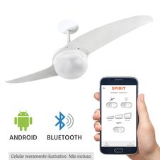 Ventilador-de-Teto-Spirit-202-Branco-Bluetooth-controlado-por-aplicativo