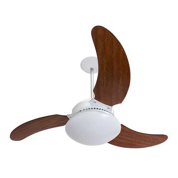 Ventilador de Teto Zenys Classic Ciclone LED Pás Curvas Tabaco Ventilador de Teto Zenys Classic Ciclone LED Pás Curvas Tabaco
