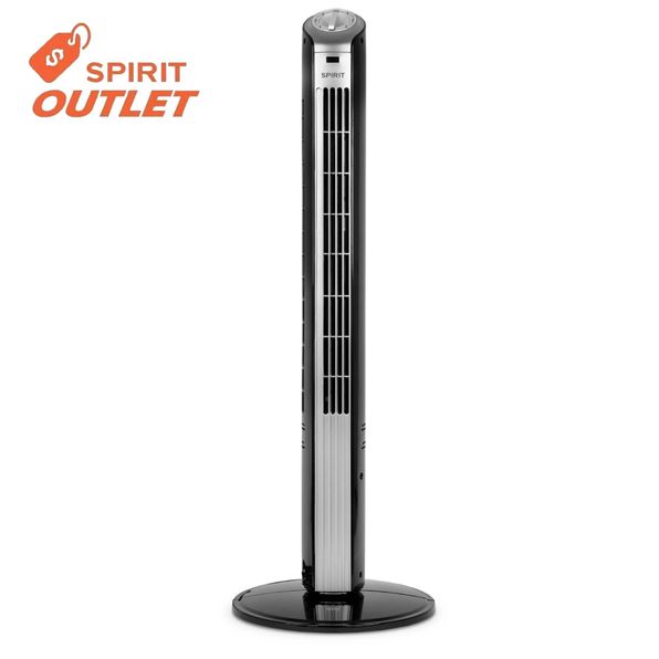 Ventilador Torre Spirit Easy 90 Cm Preto Prata OUTLET 127V