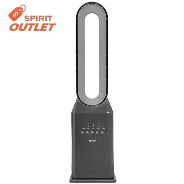 Circulador Bladeless Spirit 90 Cm Cinza Prata OUTLET 127V