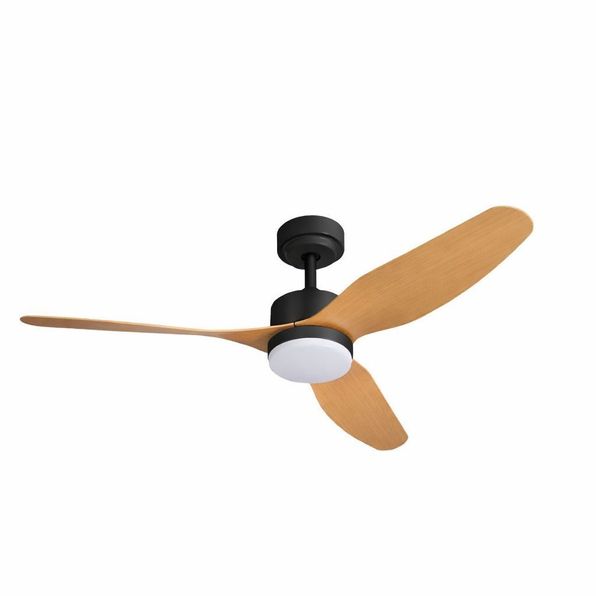 Ventilador de teto Spirit Etnos Preto Fosco Tabaco Controle Remoto Bivolt